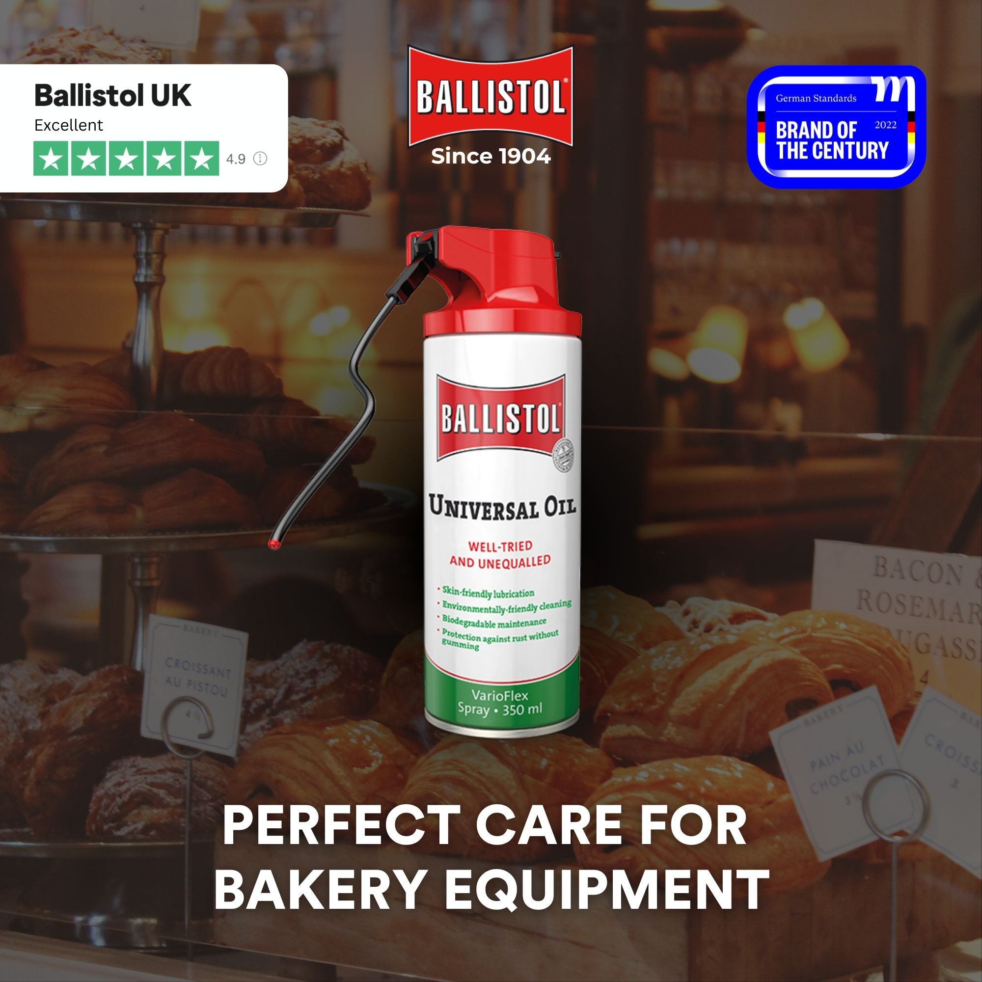 Ballistol Universal Oil is the Best Solution for Food, Drink, Breweries, and Pastry Industries