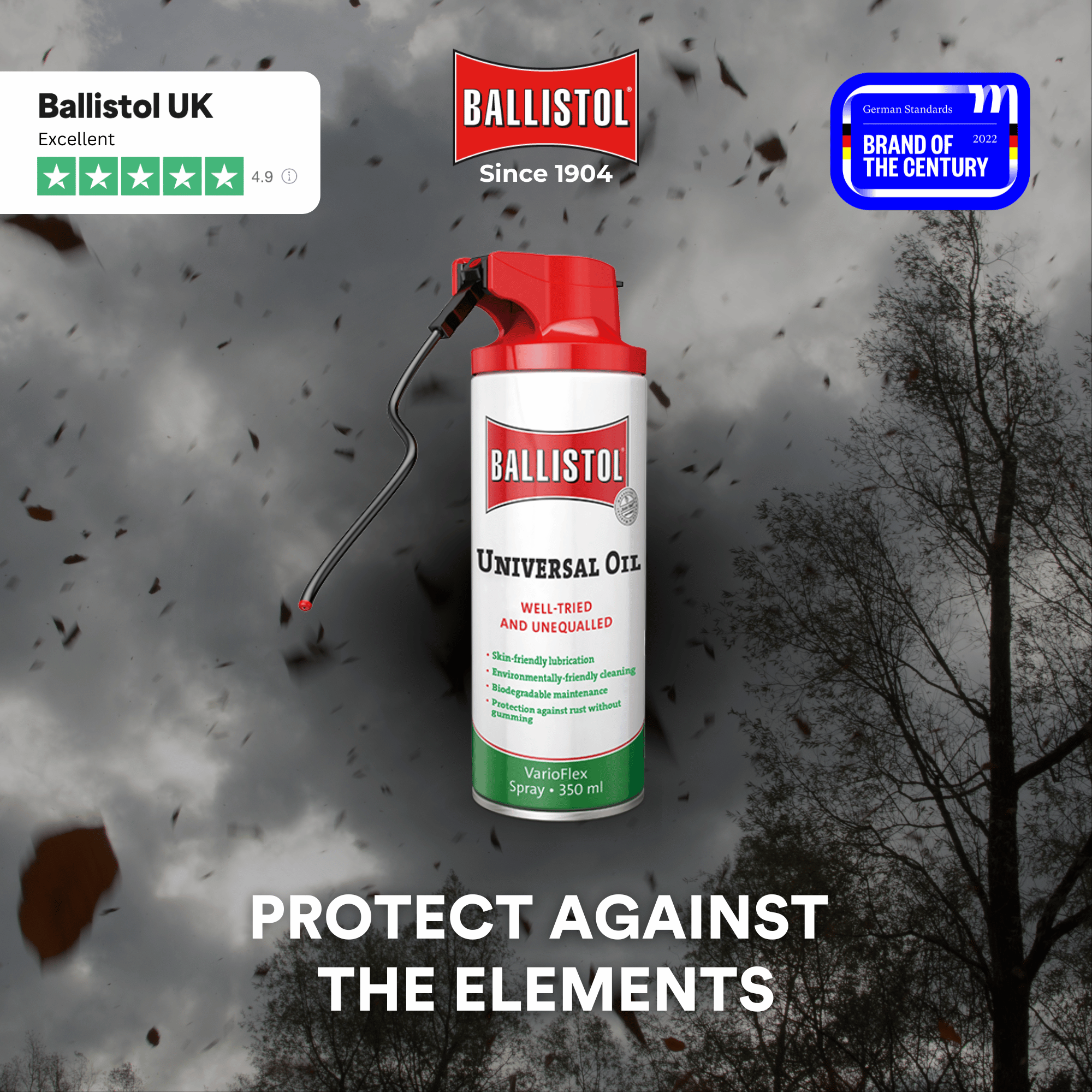 Ballistol Universal Oil Defeats Bad Weather