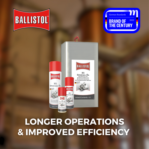 H1 Food Oil: The Perfect Lubrication Solution for longer operations in Whisky Companies