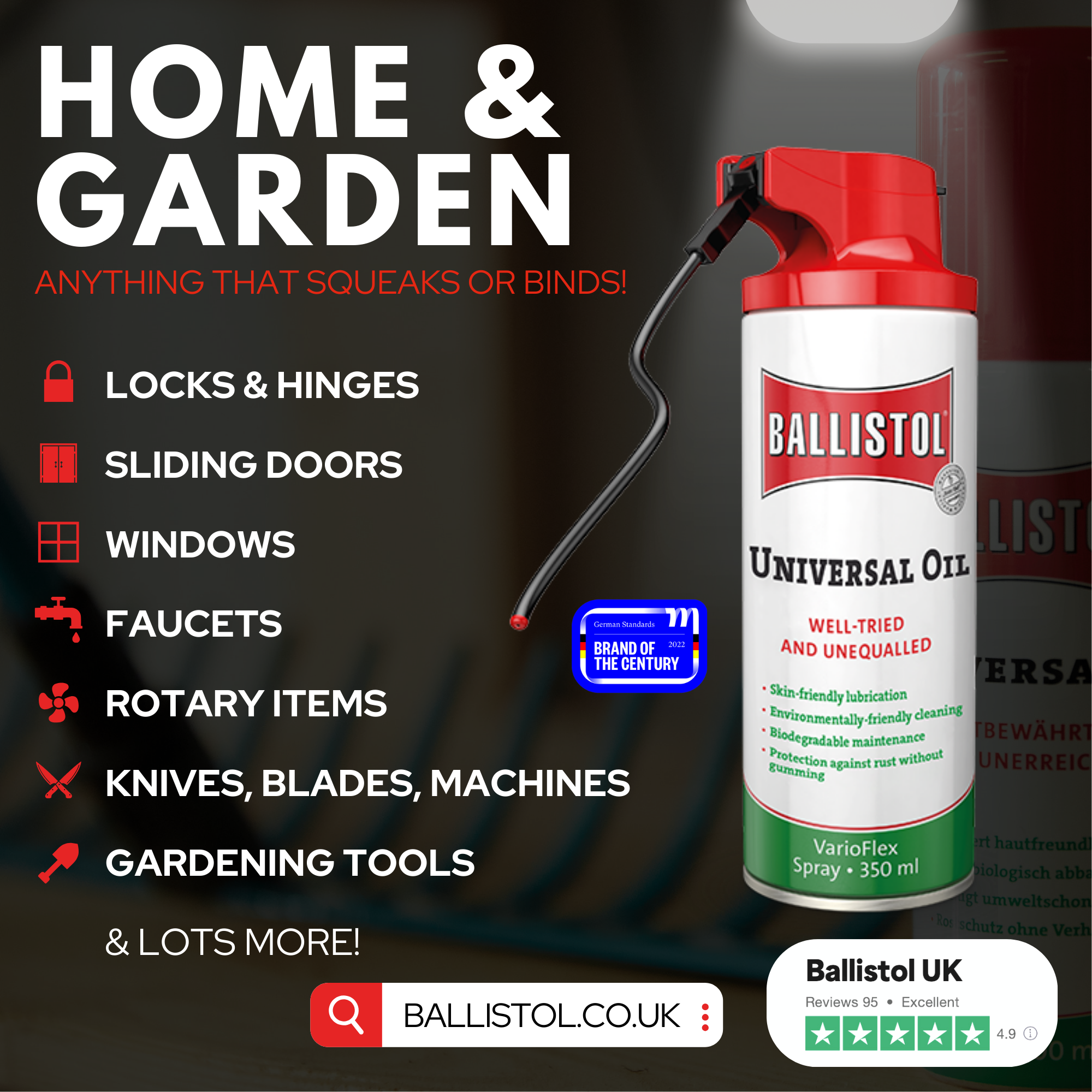 Ballistol Universal Oil for Home & Garden
