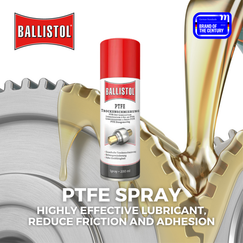 Ballistol PTFE Spray is a Versatile Lubricant