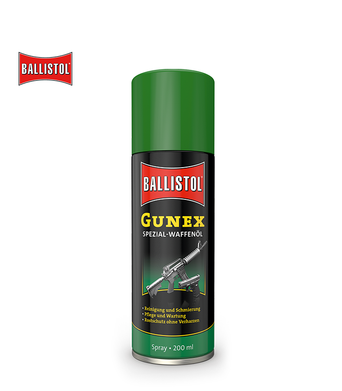 Ballistol Gunex spray for UK heavy-duty rust protection and water displacement