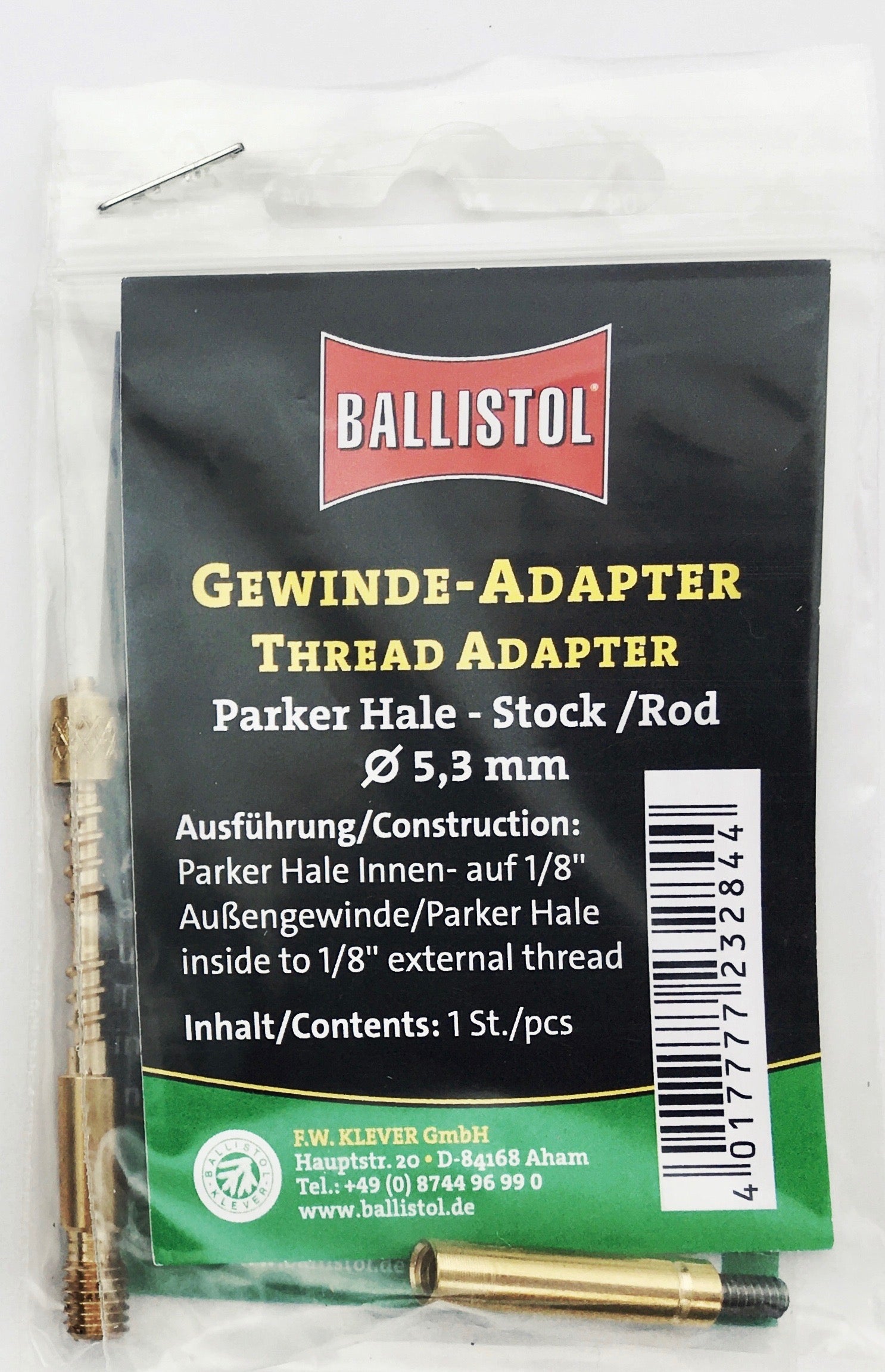 Parker hale rod adapter kits: Ballistol UK.