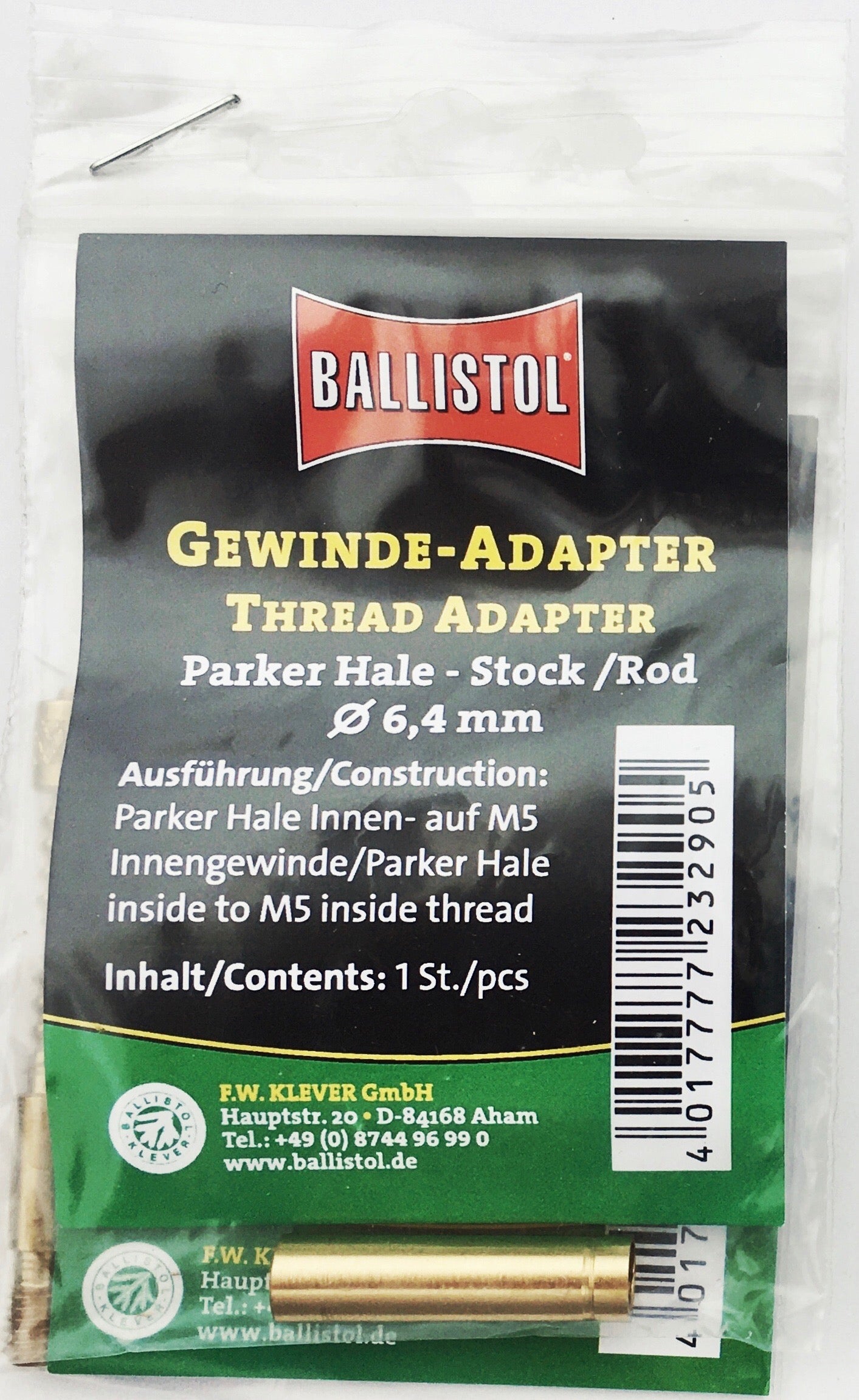 Parker hale rod adapter kits: Ballistol UK.